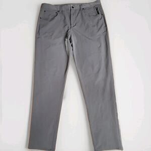 Fourlaps Men Equip Re-Up Stretch Athletic Pants Green Recycled Nylon & Stretch